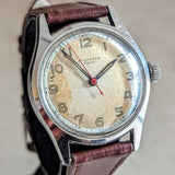 1950s STAUFFER Sport Wristwatch 17 Jewels Swiss Made Military Style Watch
