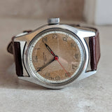 1950s STAUFFER Sport Wristwatch 17 Jewels Swiss Made Military Style Watch