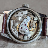 1950s STAUFFER Sport Wristwatch 17 Jewels Swiss Made Military Style Watch