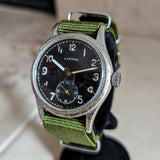 1944 ETERNA WWII Military Wristwatch 15 Jewels Cal. 520H Vintage Watch