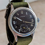 1944 ETERNA WWII Military Wristwatch 15 Jewels Cal. 520H Vintage Watch