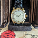 VACHERON & CONSTANTIN Geneve Wristwatch 18K GOLD Ref. 4466 Cal. 477/1 Bumper Automatic Watch - Box & Papers