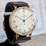 1942 LONGINES Mechanical Wristwatch Ref. 5017 Flexible Lugs Vintage Watch
