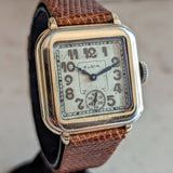 1930 ELGIN Wristwatch 15 Jewels Grade 428 Art Deco 14K GF U.S.A. Vintage Watch
