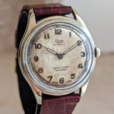1950's LANCO Sport Watch 15 Rubis Cal. 1064 Water & Shock Resistant Military Style Wristwatch