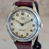 1950's LANCO Sport Watch 15 Rubis Cal. 1064 Water & Shock Resistant Military Style Wristwatch