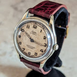 1950's LANCO Sport Watch 15 Rubis Cal. 1064 Water & Shock Resistant Military Style Wristwatch