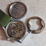 LANCO Waterproof Watch 15 Rubis Cal. 1022 ShockProtected Military Style Wristwatch