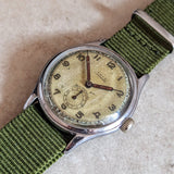 LANCO Waterproof Watch 15 Rubis Cal. 1022 ShockProtected Military Style Wristwatch