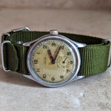 LANCO Waterproof Watch 15 Rubis Cal. 1022 ShockProtected Military Style Wristwatch