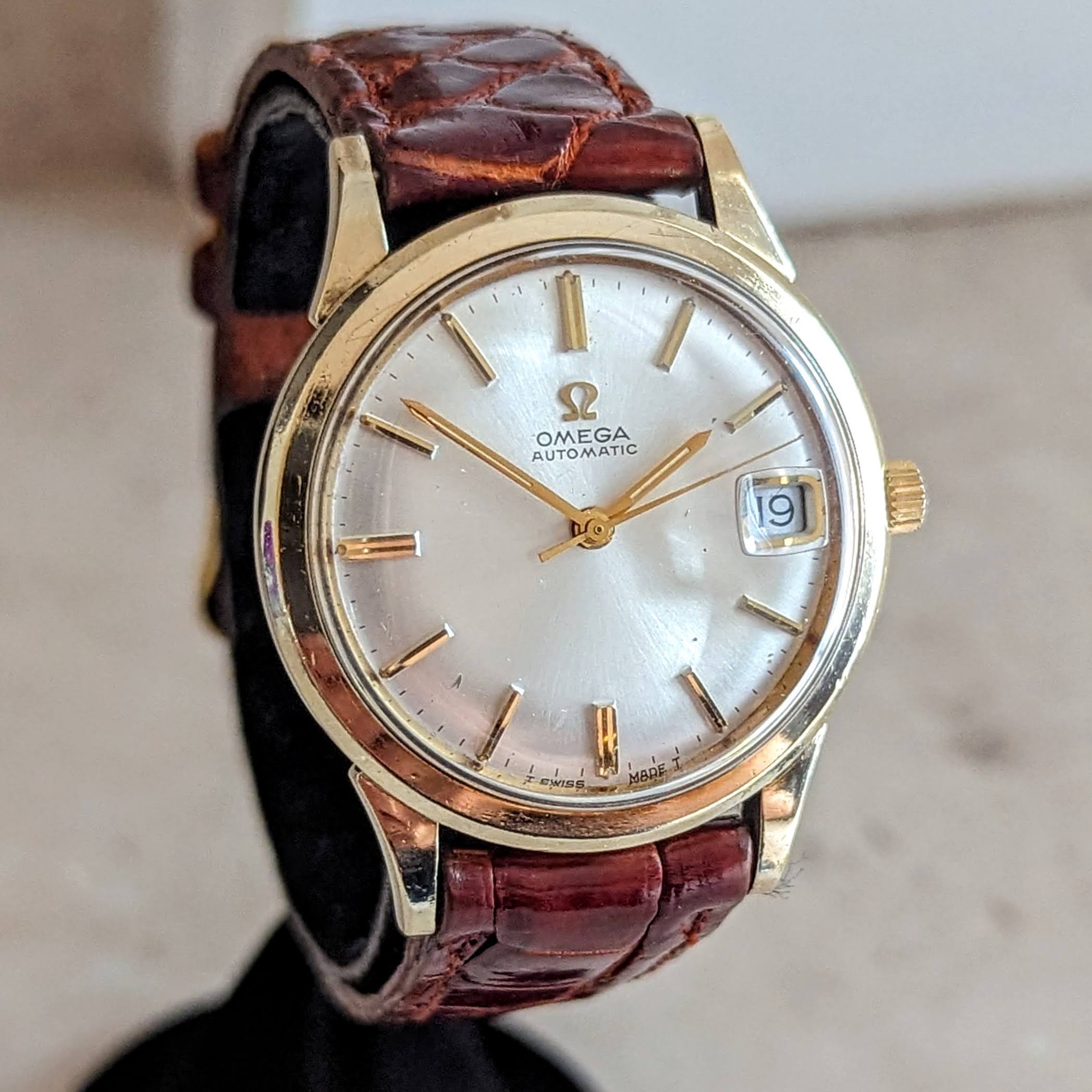 1969 OMEGA Automatic Wristwatch Ref. KM6312 Cal. 563 17 Jewels Date Indicator Watch