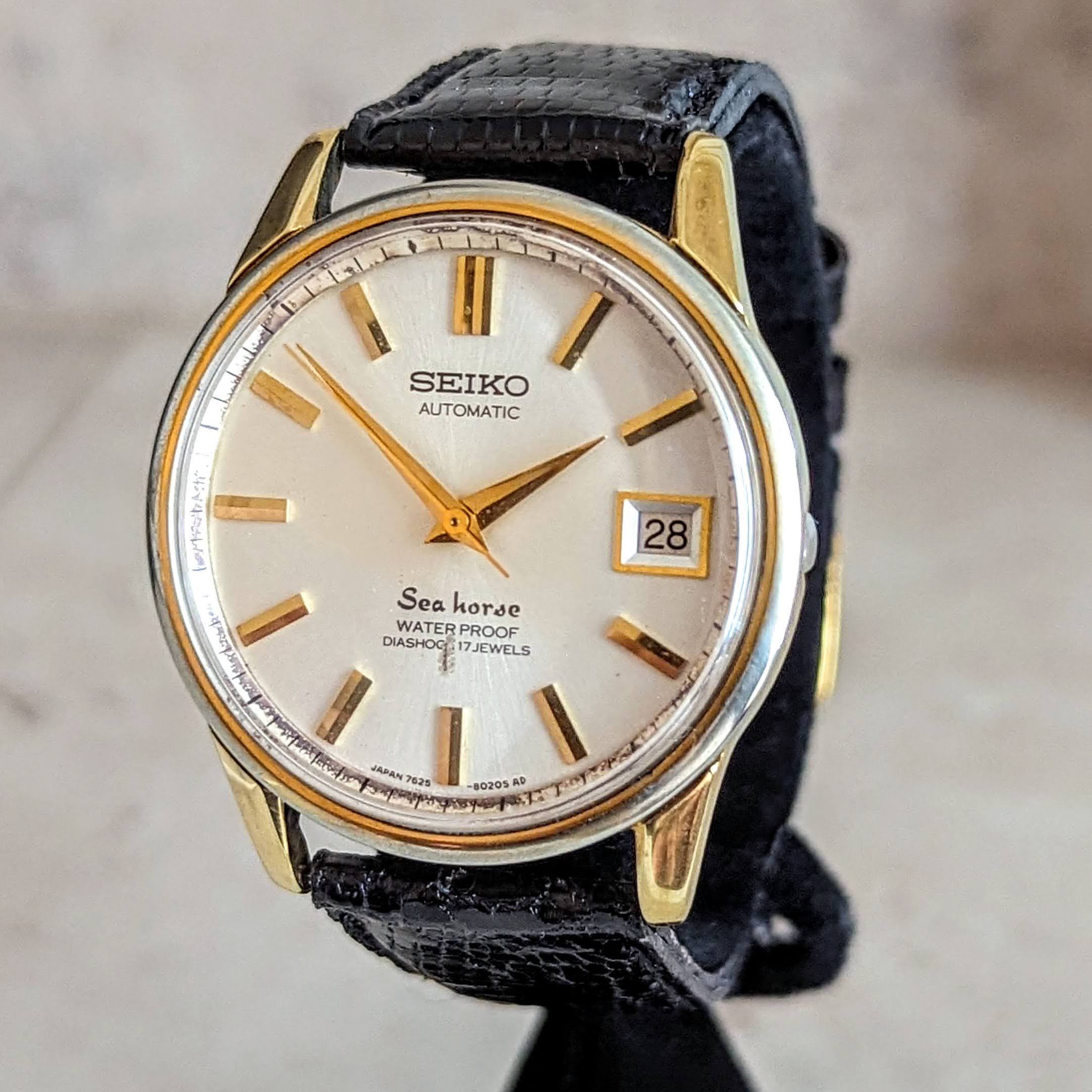 1967 SEIKO Sea Automatic Watch 17 Jewels 7625-8021 – SECOND HAND HOROLOGY