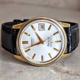 1967 SEIKO Sea Horse Automatic Watch 17 Jewels 7625-8021 Date Indicator Wristwatch