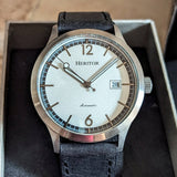 HERITOR Automatic Wristwatch Cal. H35 24 Jewels Display Back Watch - IN BOX!