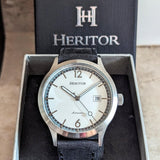 HERITOR Automatic Wristwatch Cal. H35 24 Jewels Display Back Watch - IN BOX!