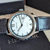 HERITOR Automatic Wristwatch Cal. H35 24 Jewels Display Back Watch - IN BOX!