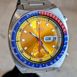 1974 SEIKO Pogue Chronograph Automatic Watch Ref. 6139-6002 Day/Date Wristwatch