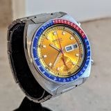 1974 SEIKO Pogue Chronograph Automatic Watch Ref. 6139-6002 Day/Date Wristwatch