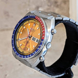 1974 SEIKO Pogue Chronograph Automatic Watch Ref. 6139-6002 Day/Date Wristwatch