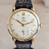 1944 OMEGA Bumper Automatic Wristwatch 18K Solid Gold Cal. 30-10RA Vintage Watch