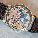 1954 OMEGA Jumbo Wristwatch 37mm 18K Rose Gold Vintage “Ressort Incassable” Watch