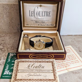1959 LeCoultre Mystery Dial Wristwatch Cal. K480/CW 17 Jewels Vintage Watch Box & Papers!