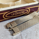1959 LeCoultre Mystery Dial Wristwatch Cal. K480/CW 17 Jewels Vintage Watch Box & Papers!