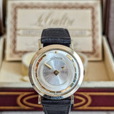 1959 LeCoultre Mystery Dial Wristwatch Cal. K480/CW 17 Jewels Vintage Watch Box & Papers!
