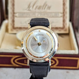 1959 LeCoultre Mystery Dial Wristwatch Cal. K480/CW 17 Jewels Vintage Watch Box & Papers!