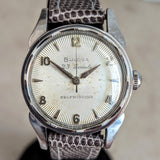 1957 BULOVA 23 “B” Selfwinding Wristwatch Cal. 10BPAC 6 ADJ’s 23 Jewels U.S.A. Made Watch