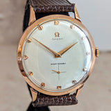 1954 OMEGA Jumbo Wristwatch 37mm 18K Rose Gold Vintage “Ressort Incassable” Watch