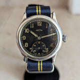 1940s RECTA Military DH Wristwatch Vintage German Army WWII Watch