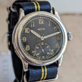 1940s RECTA Military DH Wristwatch Vintage German Army WWII Watch