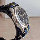 1940s RECTA Military DH Wristwatch Vintage German Army WWII Watch