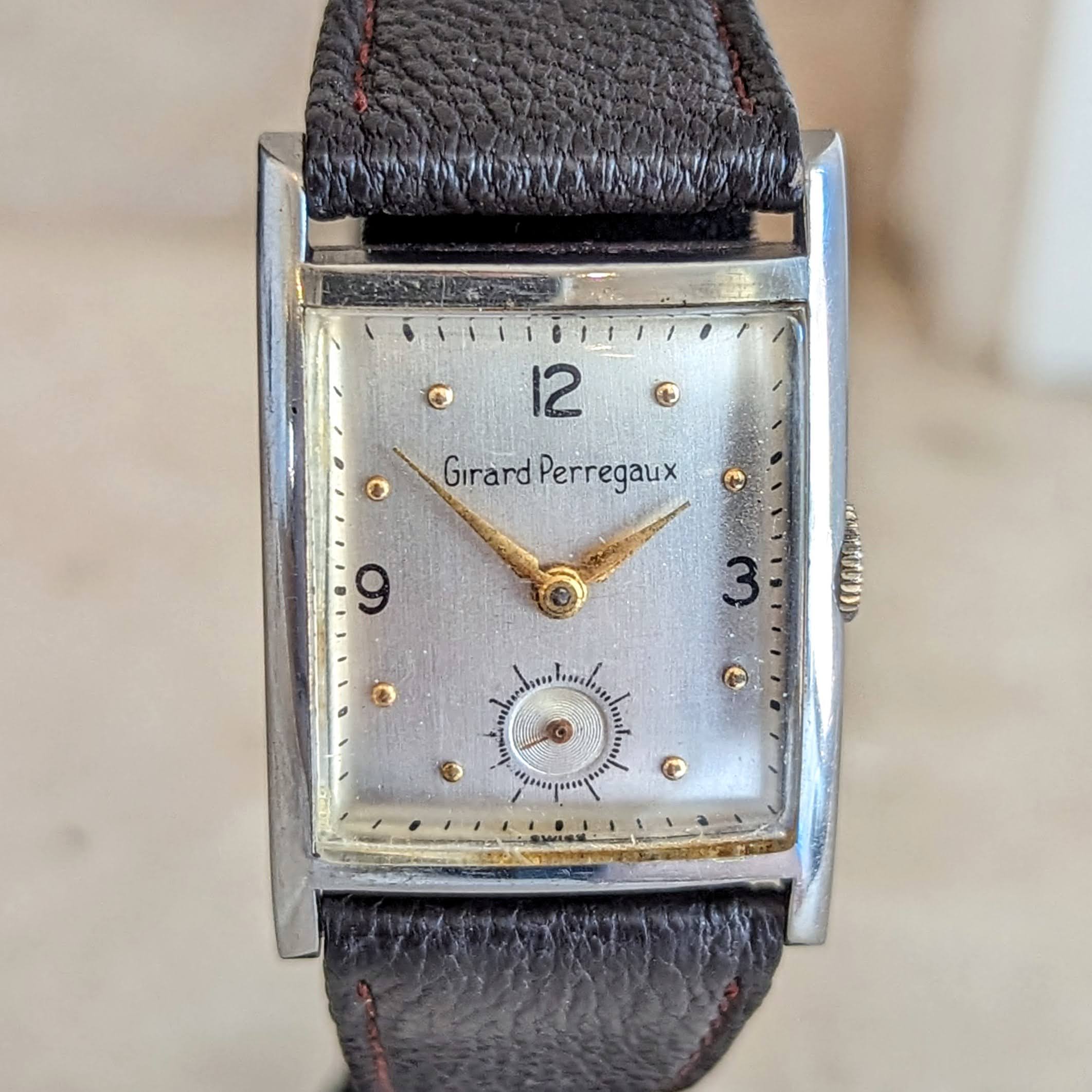 GIRARD-PERREGAUX 1791 Wristwatch Cal. GP91 17 Jewels 2ADJ Swiss Watch