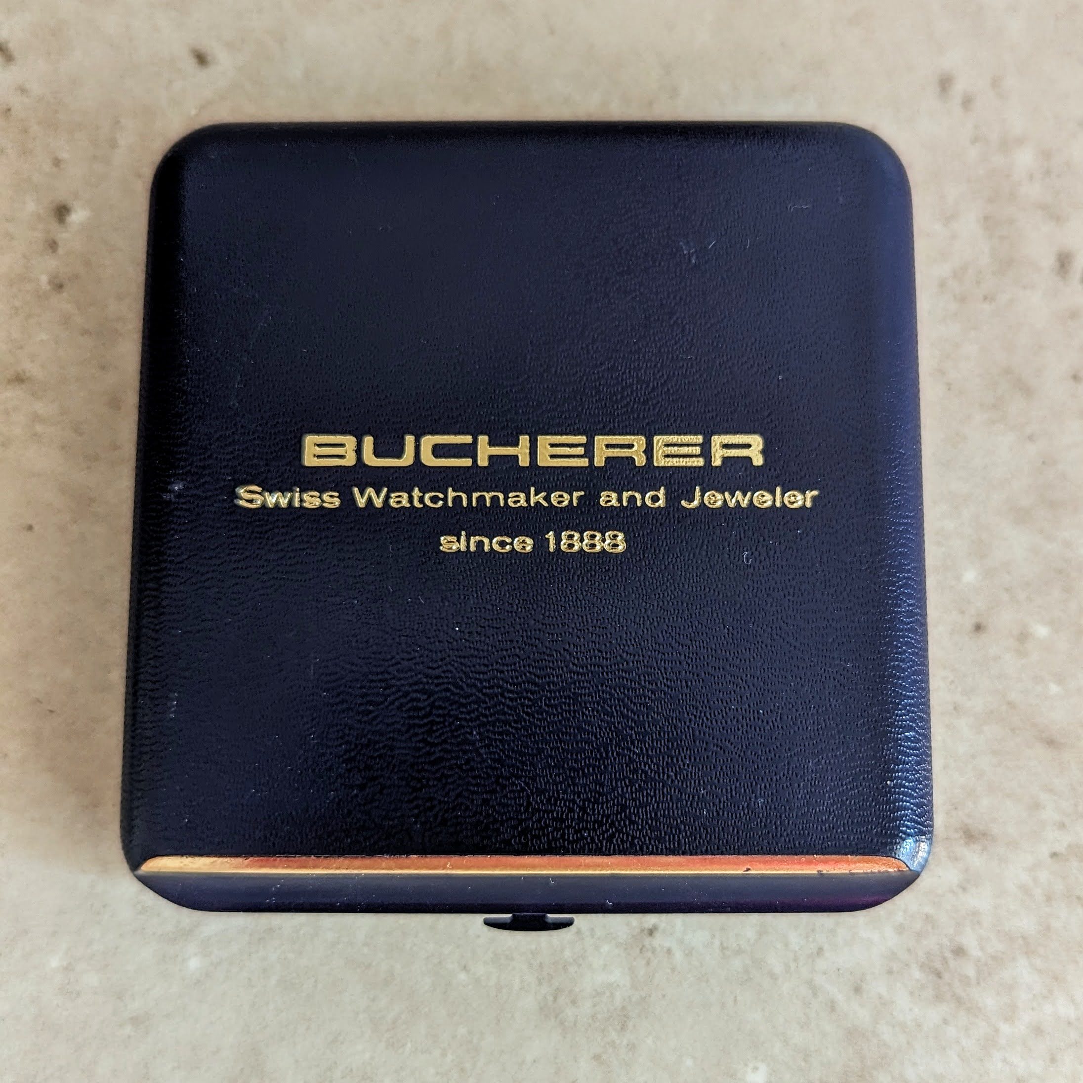 Vintage BUCHERER Clock-Ligther Swiss Made Mechanical Watch 17 Jewels – In BOX!