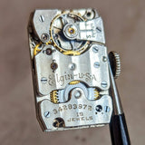 1933 ELGIN Art Deco Ladies Watch 15 Jewels Grade 484 U.S.A. Made Wristwatch