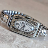 1933 ELGIN Art Deco Ladies Watch 15 Jewels Grade 484 U.S.A. Made Wristwatch