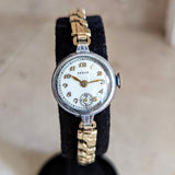 Vintage SEGUD Ladies Watch Bracelet 7 Jewels Swiss Made Mechanical Wristwatch