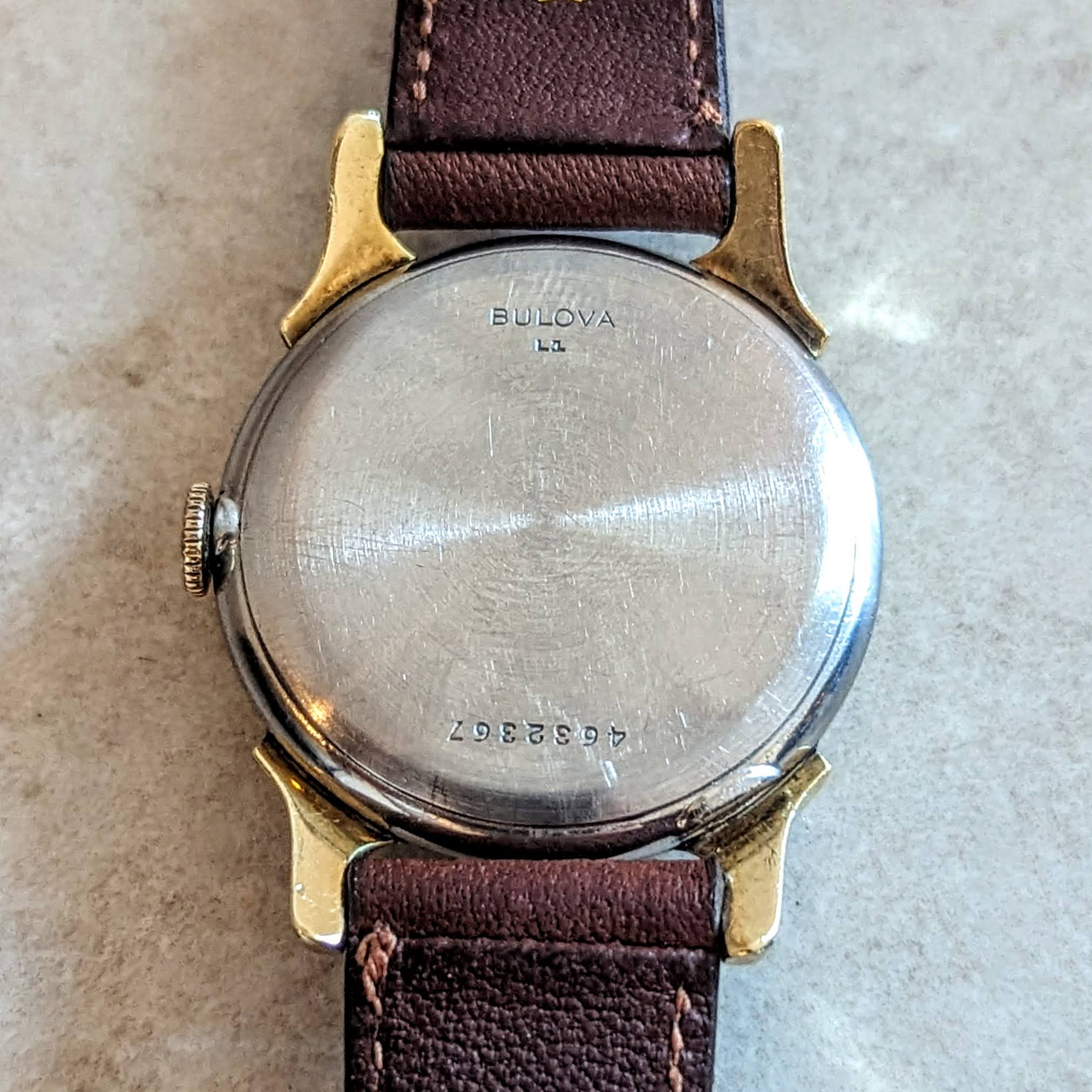 1950 BULOVA Windsor Wristwatch Cal. 10BM 17 Jewels U.S.A. Made Watch