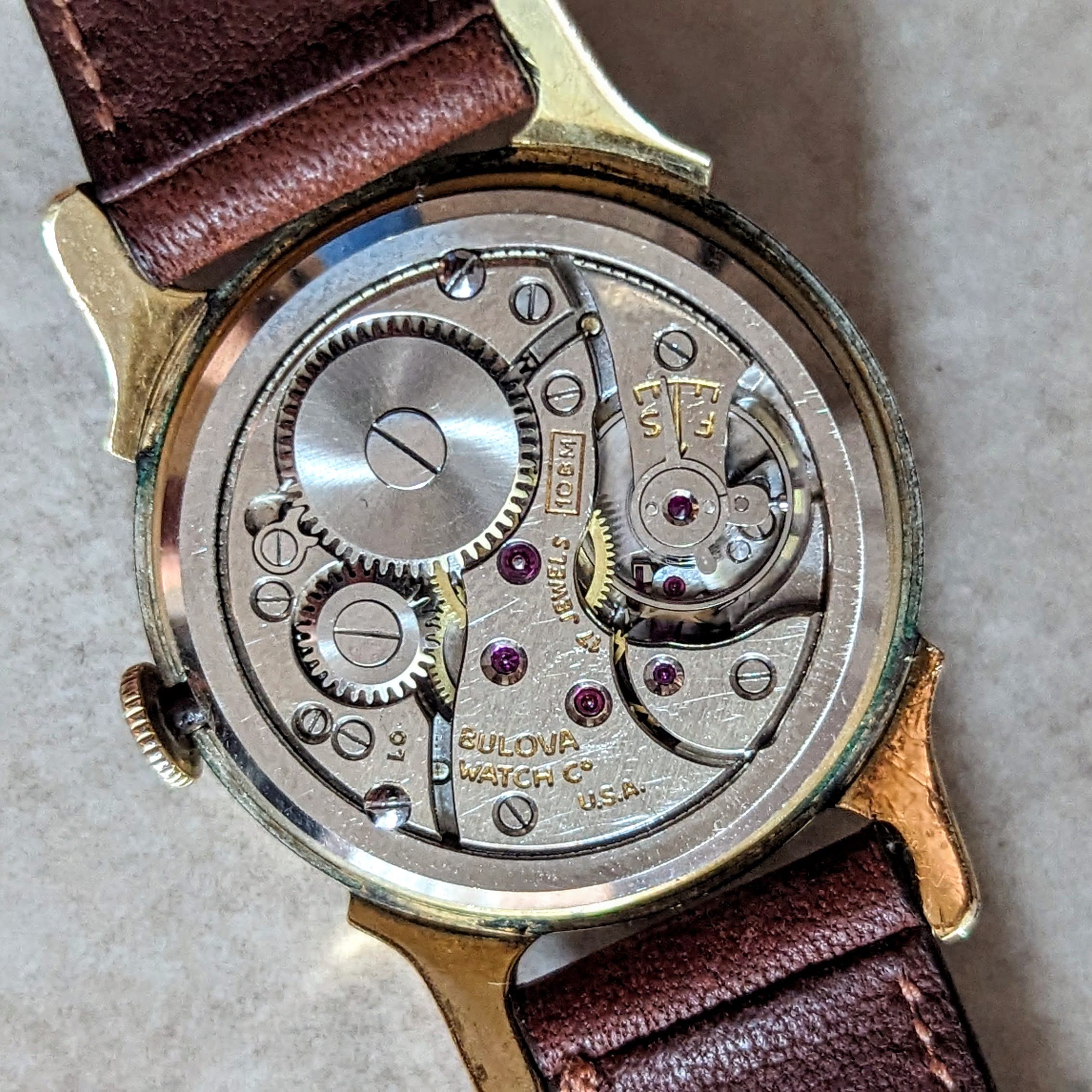 PIECE MONTRE HORLOGERIE BULOVA 10BM 17.JLS REGULATOR BREGUET PIECE MONTRE HORLOGERIE BULOVA 10BM 17.JLS REGULATOR BREGUET