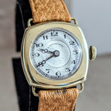 A. LeCoultre & E.Blancpain Fils. Wristwatch 15 Jewels 3 ADJ 14K GOLD Vintage Swiss Watch