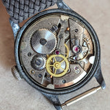 HERLIS Waterproof Military Wristwatch 17 Jewels Anti-Magnetic Swiss Made Watch