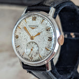 1951 LONGINES Wristwatch 17 Jewels Cal. 27M 34mm Vintage Watch All SS