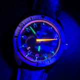 WALTHAM Self-Winding Skindiver Wristwatch Vintage Watch 17 Jewels Date Indicator