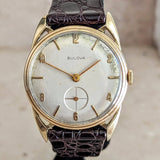 1956 BULOVA President "E" Wristwatch Cal. 10BU 17 Jewels Swiss Made Watch