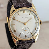 1956 BULOVA President "E" Wristwatch Cal. 10BU 17 Jewels Swiss Made Watch
