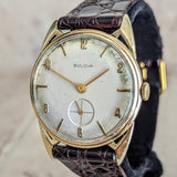1956 BULOVA President "E" Wristwatch Cal. 10BU 17 Jewels Swiss Made Watch