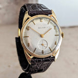1956 BULOVA President "E" Wristwatch Cal. 10BU 17 Jewels Swiss Made Watch