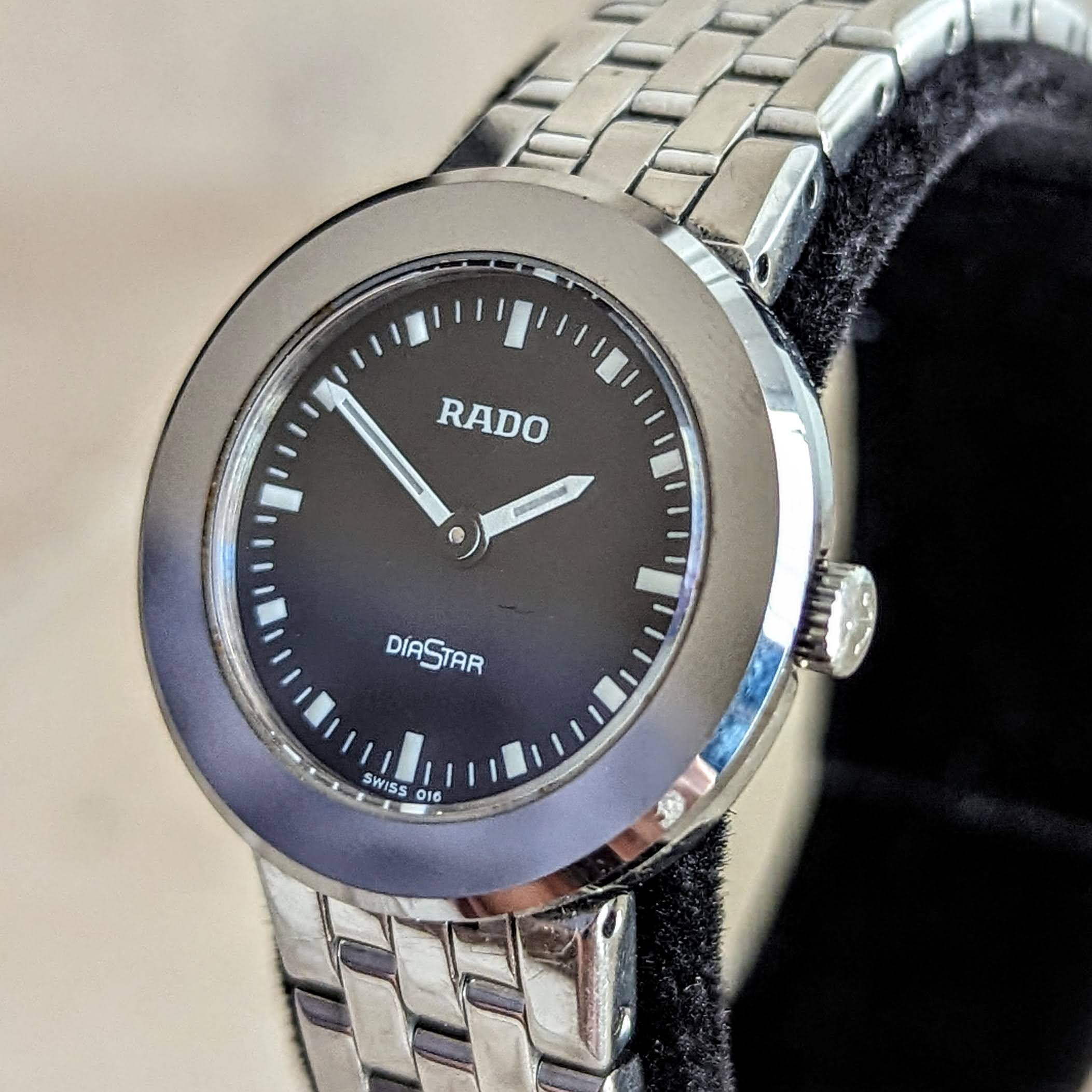 0342d RADO Diastar Watch Ref. 153.0342.3 Swiss Made Women's Wristwatch Quart ...